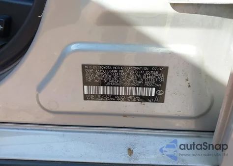 2007 Lexus Is 250 z USA, uszkodzony, nr VIN JTHCK262172019424